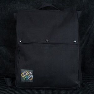 Big Bud Press Black Flap Backpack
